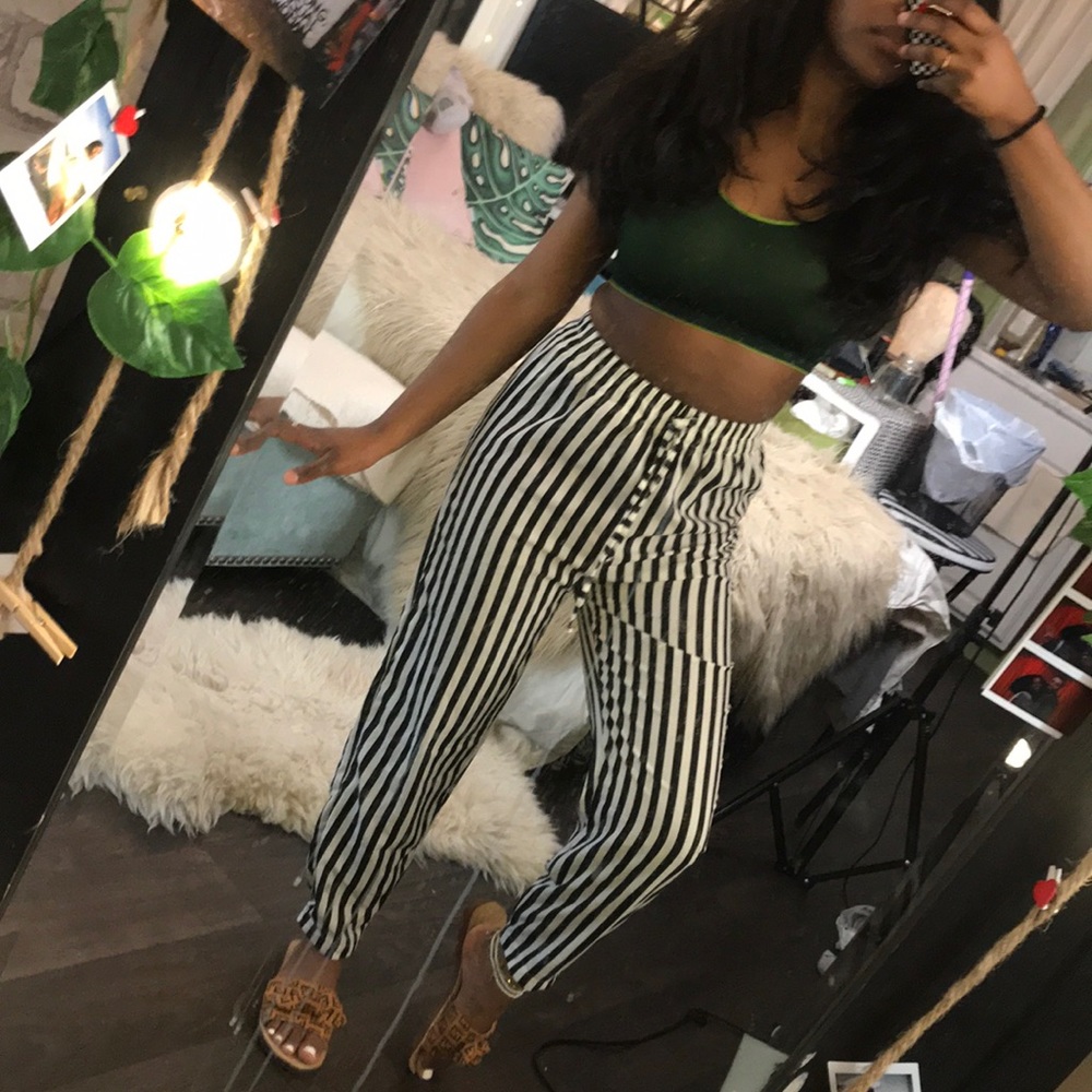 STRIPPED PANT